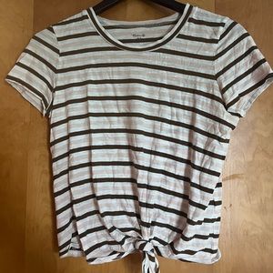 Madewell light t shirt striped